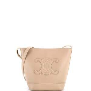 Celine Cuir Triomphe Bucket Bag Leather #202437C22B